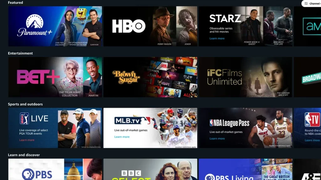 Popular IPTV Channels in the USA